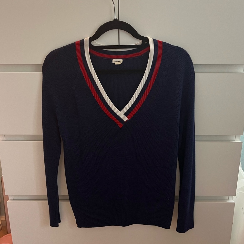 color block sweater